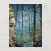 ザクイーンズハート失ったフェアヤブルポートレート ポストカード (正面)