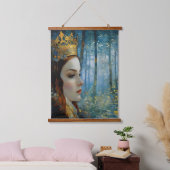 ザクイーンズハート失ったフェアヤブルポートレート 吊り下げ型タペストリー (寝室)