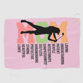 ザクイーンマムゴルフタオル ゴルフタオル (横)