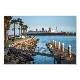 ザクイーンメリーロングビーチカリフォルニア フォトプリント