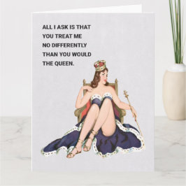 ザクイーンレトロユーモアの挨拶 カード