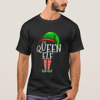 ザクイーン小妖精や小人ファミリーマッチンググループクリスマスT Sh Tシャツ