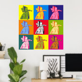 ザクイーン・オブ・ハートポップ・アートの・アート ポスター (ホームオフィス)