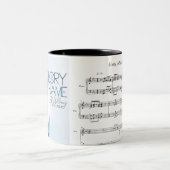 ザクウィリアムズ&1/Akord栄光にあなたの名前のマグ ツートーンマグカップ (中央)