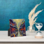 ザクォーターフランスの通りシーンテーブルトップアート フォトプラーク (インサイチュ)