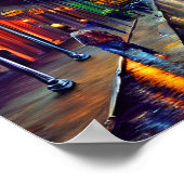 ザクォーフランスのデジタ絵画ルアート ポスター (角)