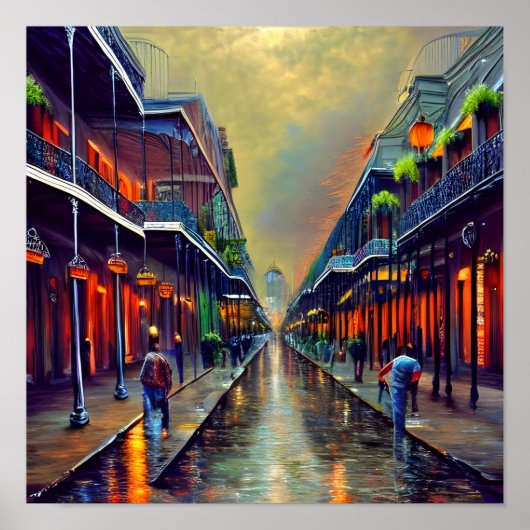 ザクォーフランスのデジタ絵画ルアート ポスター (正面)