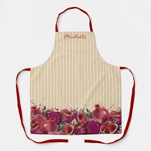 ザクザク果パーソナライズされた箱 エプロン (正面)