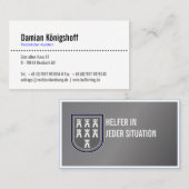 ザクストニアのアームカード 名刺 (正面/裏面)