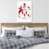 ザクストン家紋 キャンバスプリント (インサイチュ (寝室))