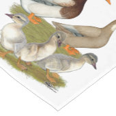 ザクセンのアヒル家族 ショートテーブルランナー (コーナー)