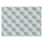 ザクセンのアヒル家族 テーブルクロス (正面(横))