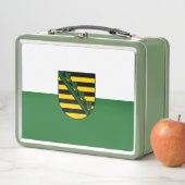 ザクセンのメタルランチボックス国旗 メタルランチボックス (インサイチュ)