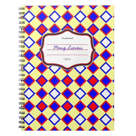 ザクセンの色 ノートブック (正面)