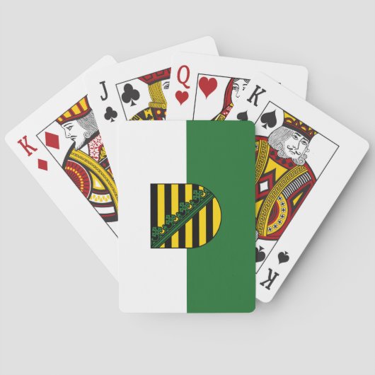 ザクセントランプ国旗 トランプ (裏面)