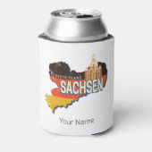 ザクセンレトロ州マップヴィンテージ土産 缶クーラー (缶裏面)