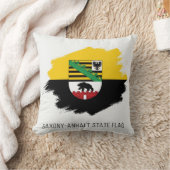ザクセン州の州旗 クッション (ブランケット)