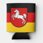 ザクセン州低クーラーボックス国旗 缶クーラー (正面)