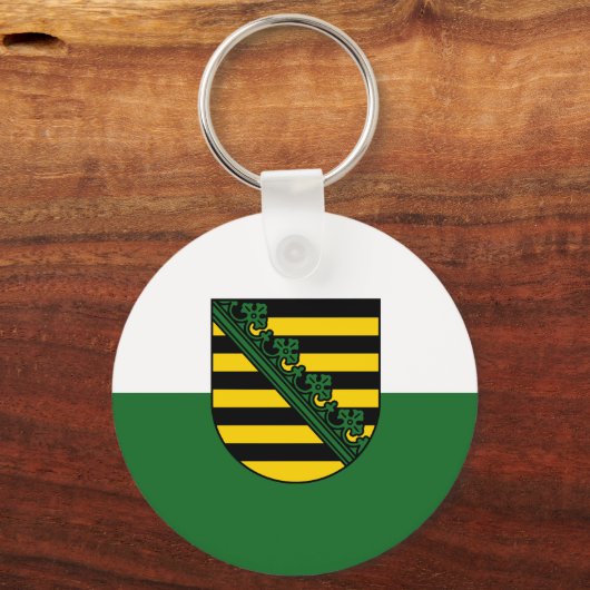 ザクセン州旗 キーホルダー (正面)