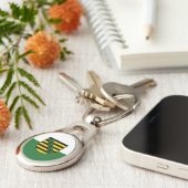 ザクセン州旗 キーホルダー (側面)