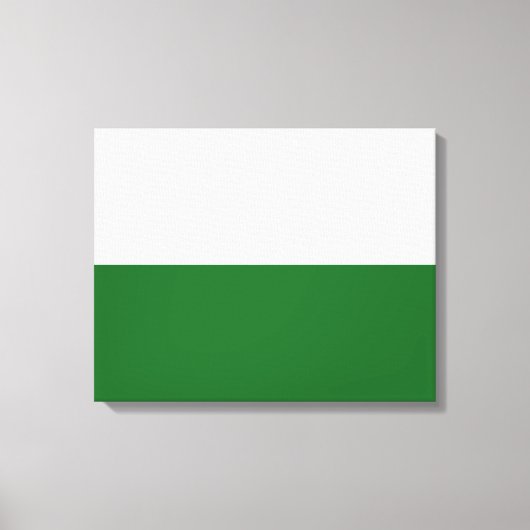 ザクセン州旗(ドイツ州) キャンバスプリント (正面)