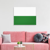 ザクセン州旗(ドイツ州) キャンバスプリント (インサイチュ (リビング))