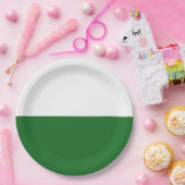 ザクセン州旗(ドイツ州) ペーパープレート (パーティー)