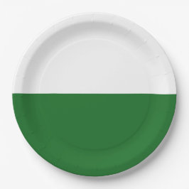 ザクセン州旗(ドイツ州) ペーパープレート