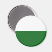 ザクセン州旗(ドイツ州) マグネット (正面/裏面)