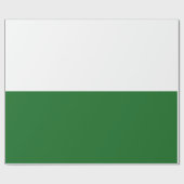 ザクセン州旗(ドイツ州) ラッピングペーパー (フラット)