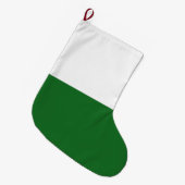 ザクセン州旗(ドイツ州) ラージクリスマスストッキング (正面 (吊り時))