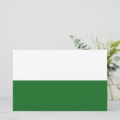 ザクセン州旗(ドイツ州) 便箋 (スタンド正面)