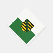 ザクセン紙ナプキンス国旗 スタンダードカクテルナプキン (角)