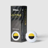 ザクセン・アンハルト・ゴルフボール国旗 ゴルフボール (パッケージ)