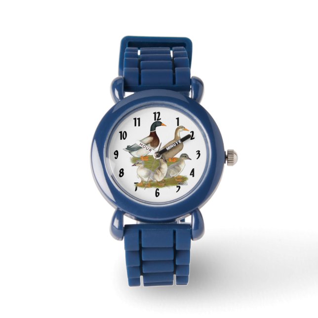 ザクセン・ダックファミリー 腕時計 (正面)