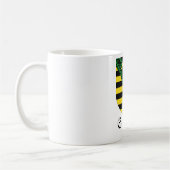 ザクセンWappenの紋章付き外衣 コーヒーマグカップ (左)