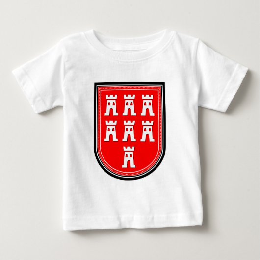 ザクソニアの紋章 ベビーTシャツ (正面)