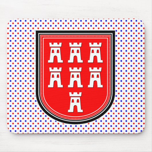 ザクソニアの紋章 マウスパッド (正面)