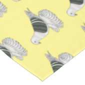 ザクソンシールドハト鳥の漫画イラストレーション テーブルクロス (アングル)