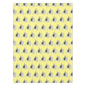 ザクソンシールドハト鳥の漫画イラストレーション テーブルクロス (正面)