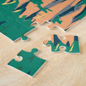 ザクソンスイス国立公園ドイツヴィンテージ ジグソーパズル (側面)