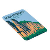 ザクソンスイス国立公園ドイツヴィンテージ マグネット (右側)