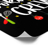 ザクッキークルークリスマスベーキングクッキーラバーキッズ ポスター (角)