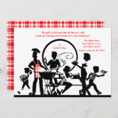 ザクックアウト招待状 招待状 (正面/裏面)