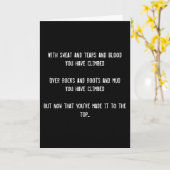 ザクライムおもしろい誕生日グリーティングカード カード (黄色い花)