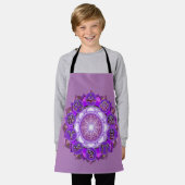 ザクラウンチャクラ エプロン (着用した状態)