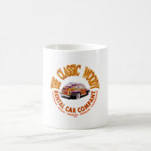 ザクラシックウッディレンタルカー会社ロゴVer 3.0 コーヒーマグカップ (中央)