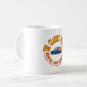 ザクラシックウッディレンタルカー会社ロゴVer 4.0 コーヒーマグカップ (正面左)