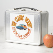 ザクラシックウッディレンタルカー会社ロゴVer 4.0 メタルランチボックス (インサイチュ)