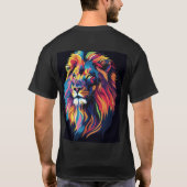 ザクラシックブラックTシャツ – 快適&タイムレス Tシャツ (裏面)